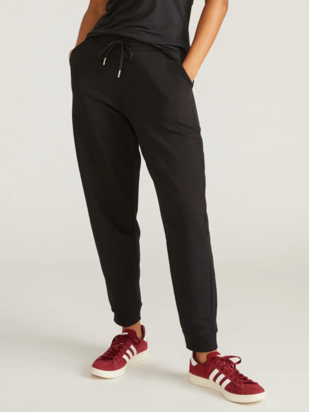NWT Universal Standard Black Selma French Terry Jogger Size 14 - 16